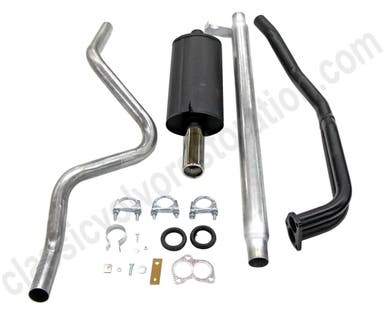 Exhaust system for Volvo Amazon Kombi, 1967-69, 2" sport