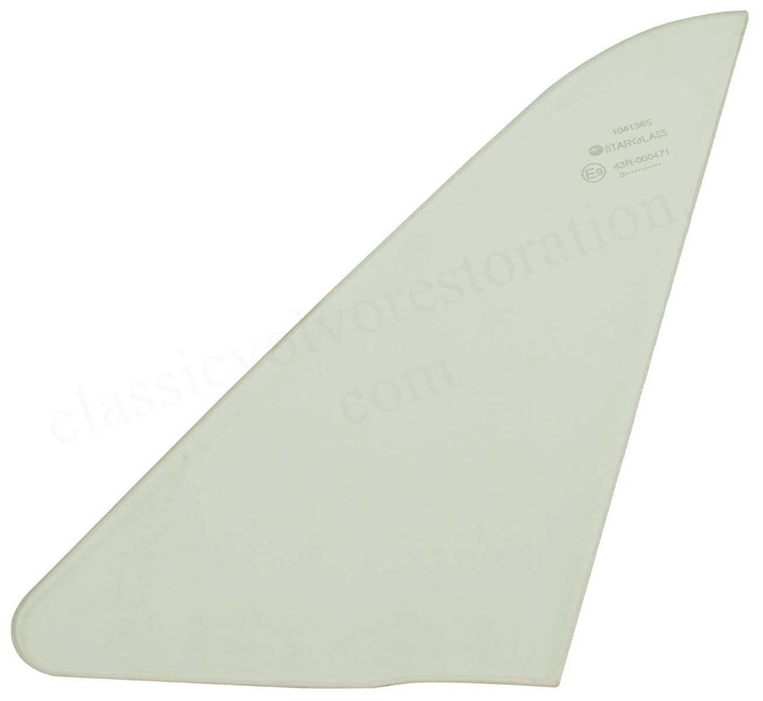 Ventilation window green for Volvo 1800S, 1800E, left