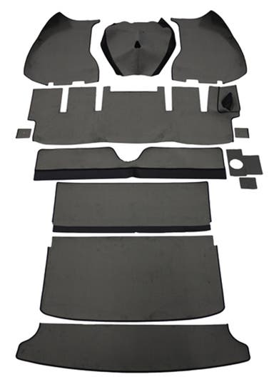 Carpet set for Volvo 1800E -71, gray (right-hand drive)