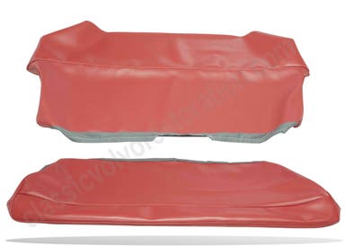 Rear seat upholstery for Volvo PV544 1962-63 red Export