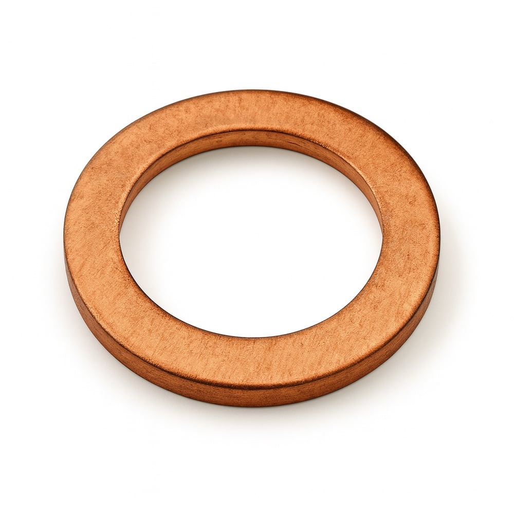 Copper washer 10.3x15.7x0.8 mm for Volvo PV444, PV544, Duett, Amazon, Amazon Kombi, 1800 — bild 1 av 2