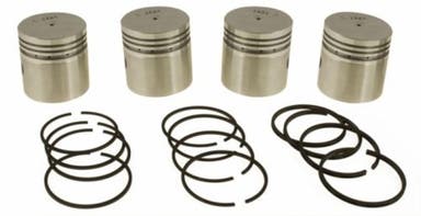 Piston set with rings B4B 0.020" for Volvo PV444, Duett