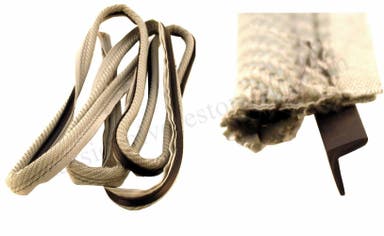 Textile strip for Volvo Amazon 4d gray (doorway/body)