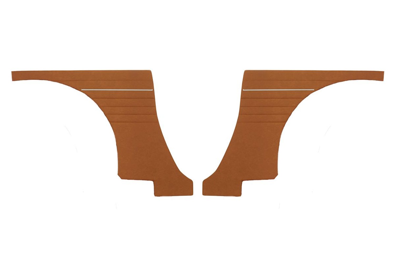 Panels Rear side for Volvo 1800S 1964-68 brown — bild 1 av 3