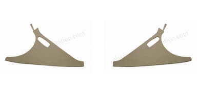 Panels C/D-pillar for Volvo 1800, 1800S 1963 white