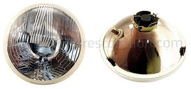 Headlight insert with parking light for H4 6V/12V 7" for Volvo Duett, 1961-66
