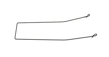 Wire 195 mm for Volvo 240, 260