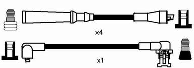 Ignition cable set Proparts
