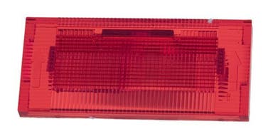 Red glass door end for Volvo 740, 760, 940, 960