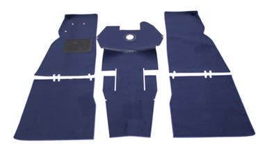 Carpet set for Volvo Duett 445, blue
