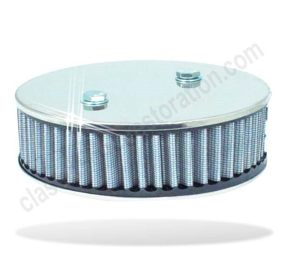 Air filter SU 2-bolt High Performance Stainless Low for Volvo B18