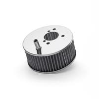 Air filter SU 3-bolt High Performance Stainless front for Volvo B18 — bild 1 av 2