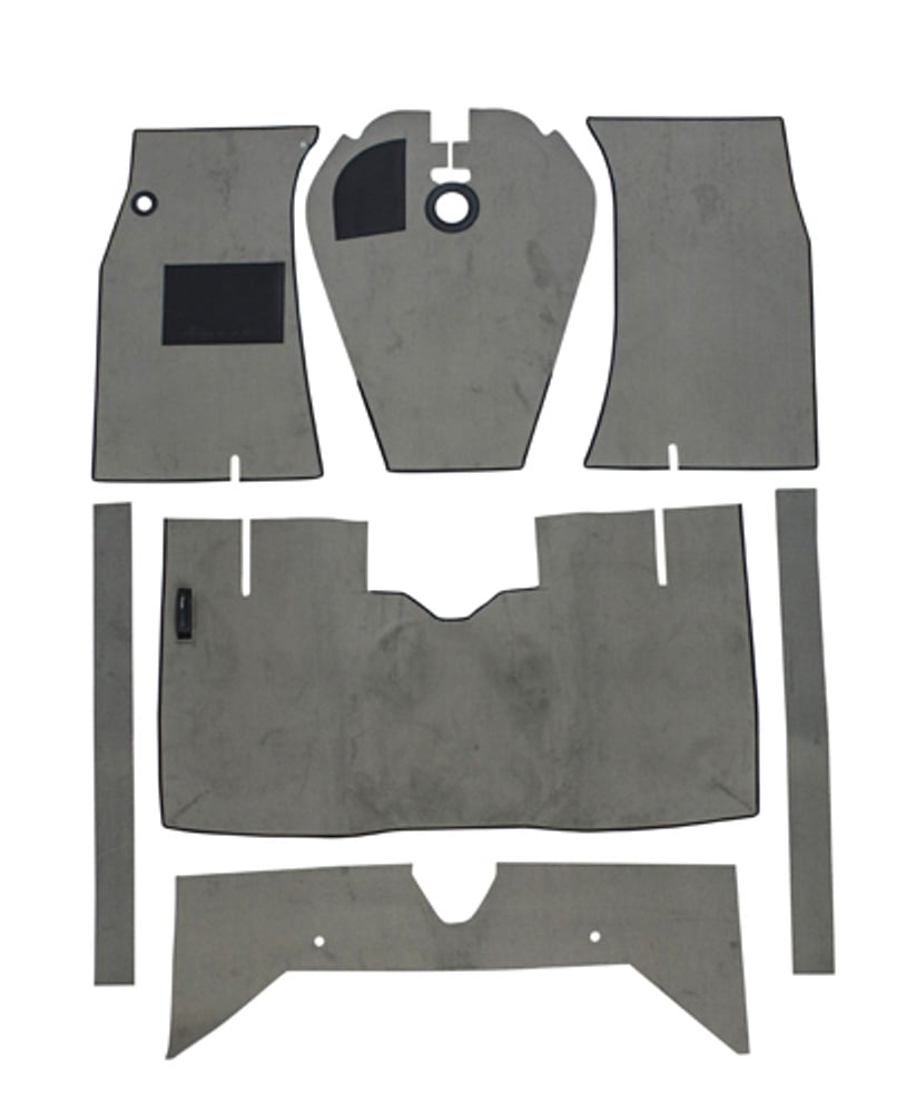 Carpet set for Volvo Amazon 1965-70 gray textile