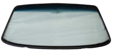 Windshield for Volvo 240, 1991-, green/blue upper edge