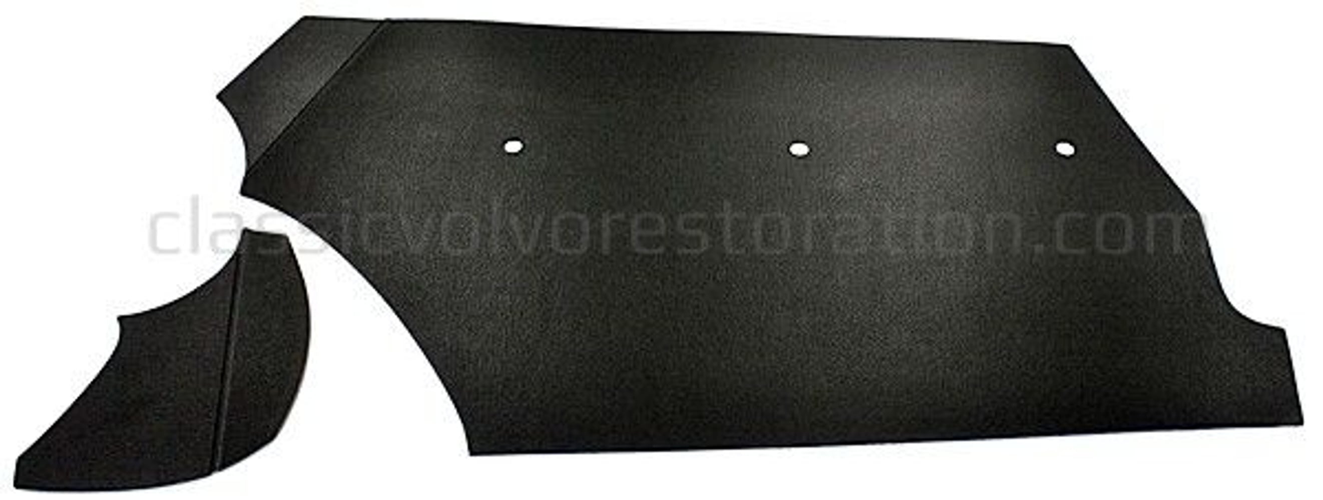 Cardboard luggage sides black for Volvo Amazon 1965-