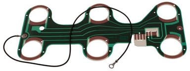 Circuit board taillight for Volvo 240, 242, 244, 244 1988-93, left