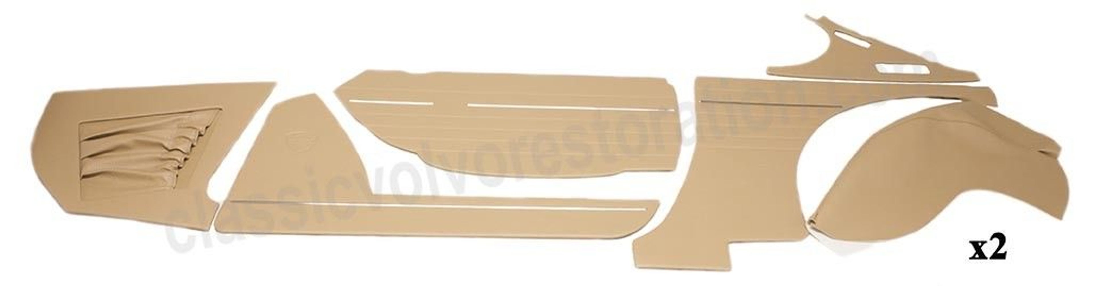 Panel kit for Volvo 1800E beige/brown