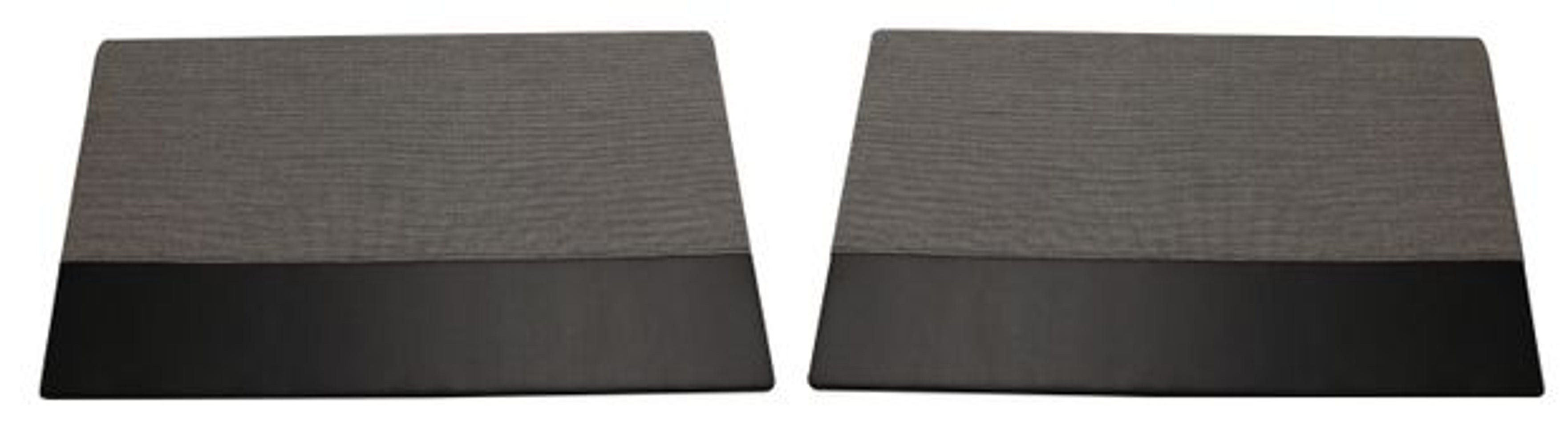 Door panels for Volvo Duett, 1957-58 black/gray