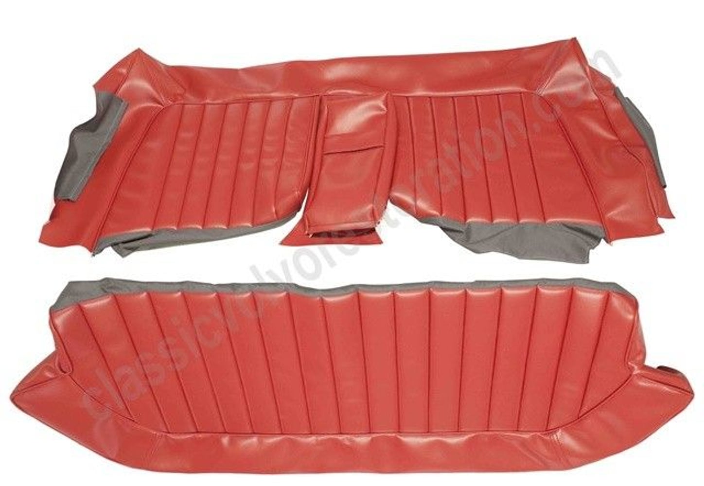 Upholstery Rear seat for Volvo Amazon 4d 1962-63 US red