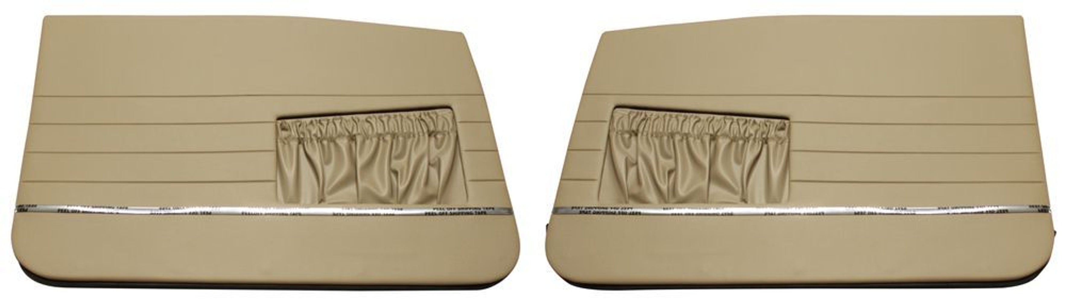 Door panels up to Volvo Amazon 4d, Amazon Kombi, 1962-63, nougat
