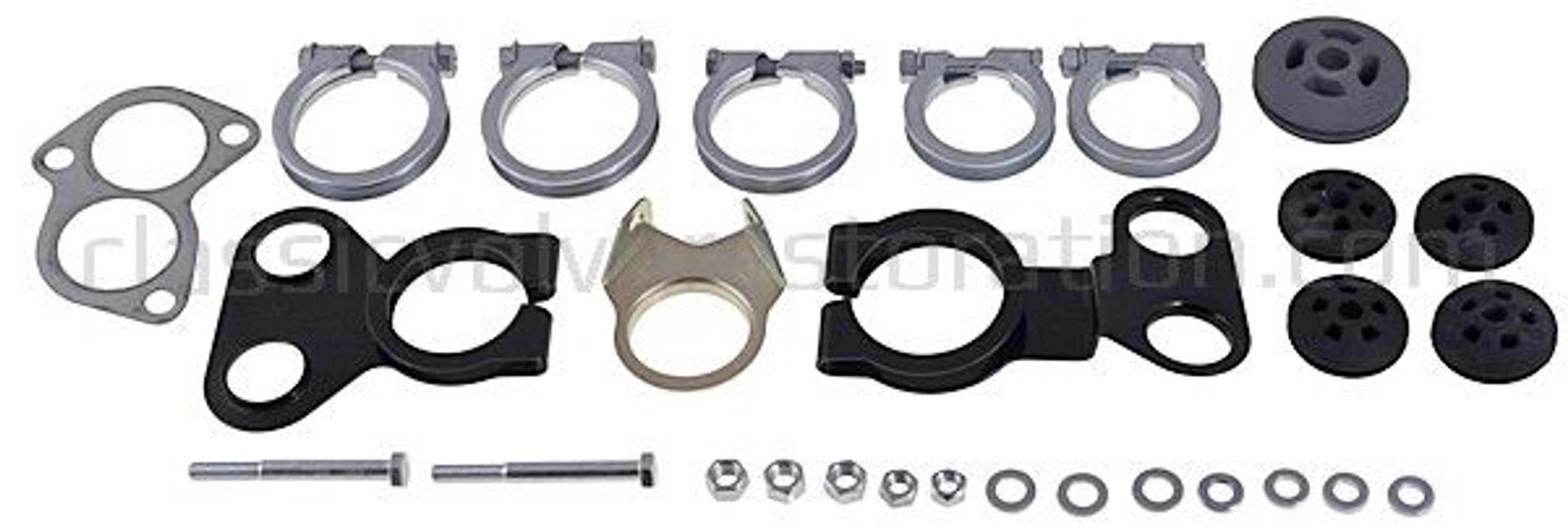 Exhaust system mounting kit for Volvo 1800E, 1800ES
