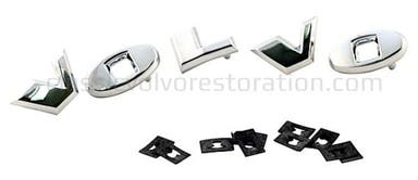 Letter set for Volvo PV, Duett Silver