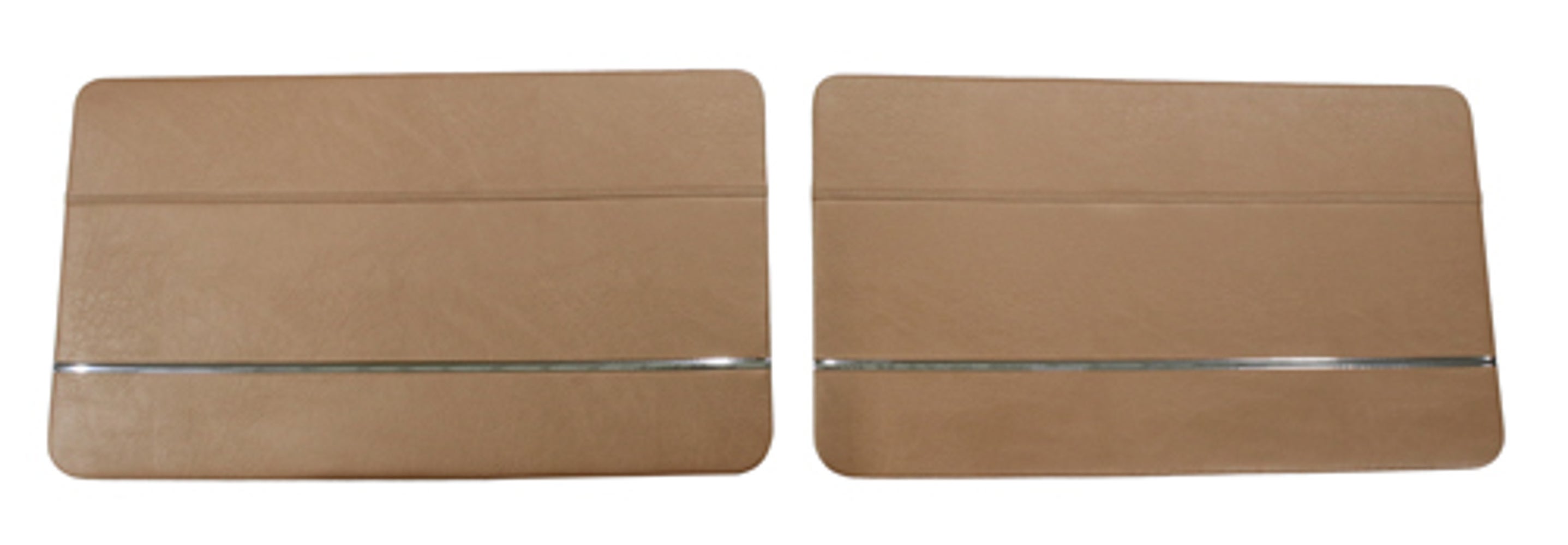 Door panels for Volvo PV544B 1960-61, light brown