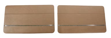 Door panels for Volvo PV544B 1960-61, light brown