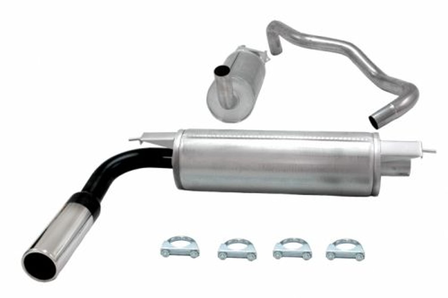 Exhaust system for Volvo 240, 1985-, 2" sport after catalytic converter