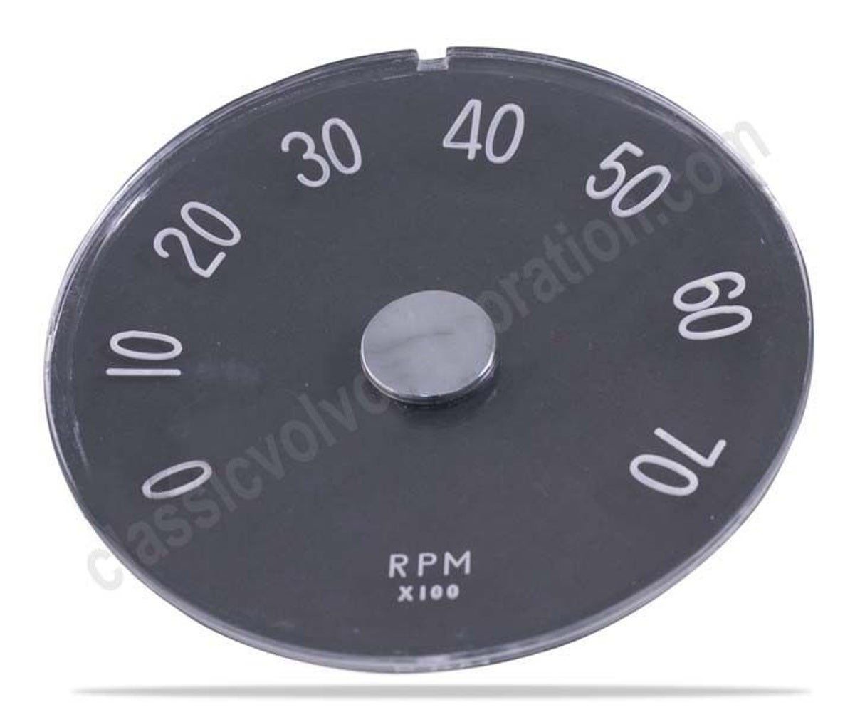 Glass for tachometer for Volvo 1800