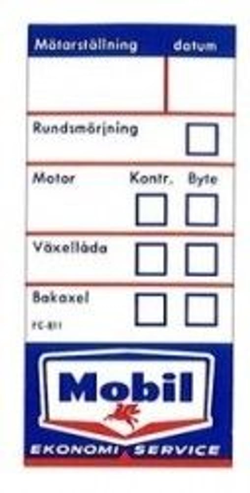 Decal service sticker Mobile — bild 1 av 2