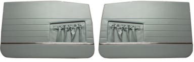 Front door panels for Volvo Amazon 4d 1962-63, light blue