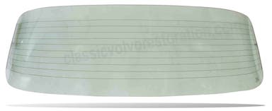 Rear window for Volvo Amazon, green electrically heated