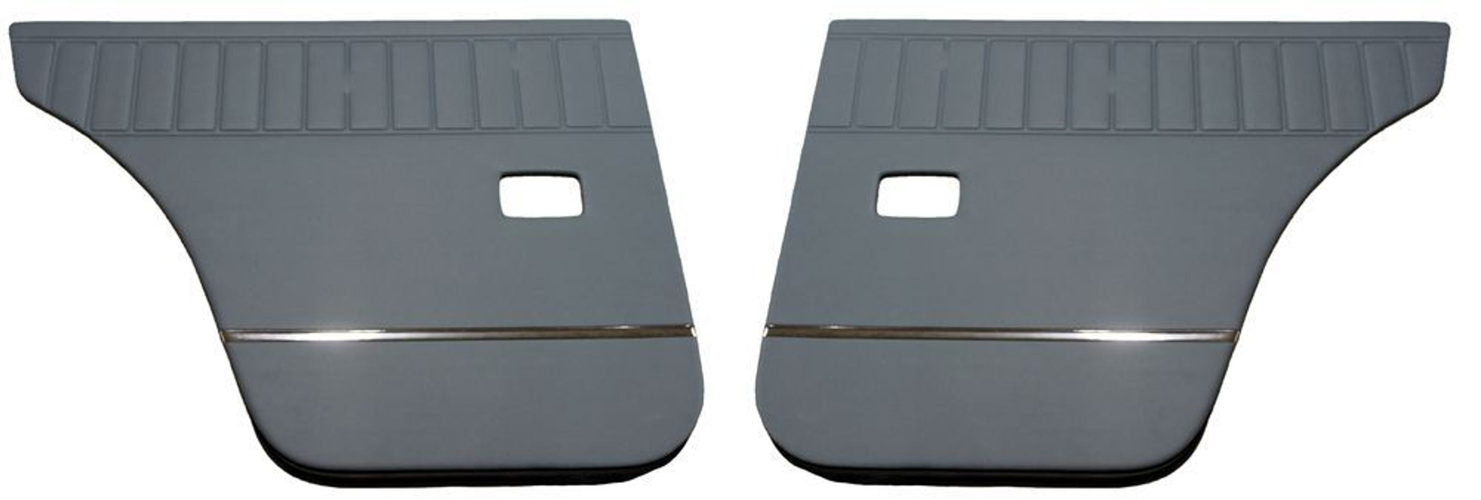 Rear door panels for Volvo Amazon 4d, Amazon Kombi, 1965, light blue
