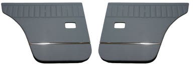 Rear door panels for Volvo Amazon 4d, Amazon Kombi, 1965, light blue