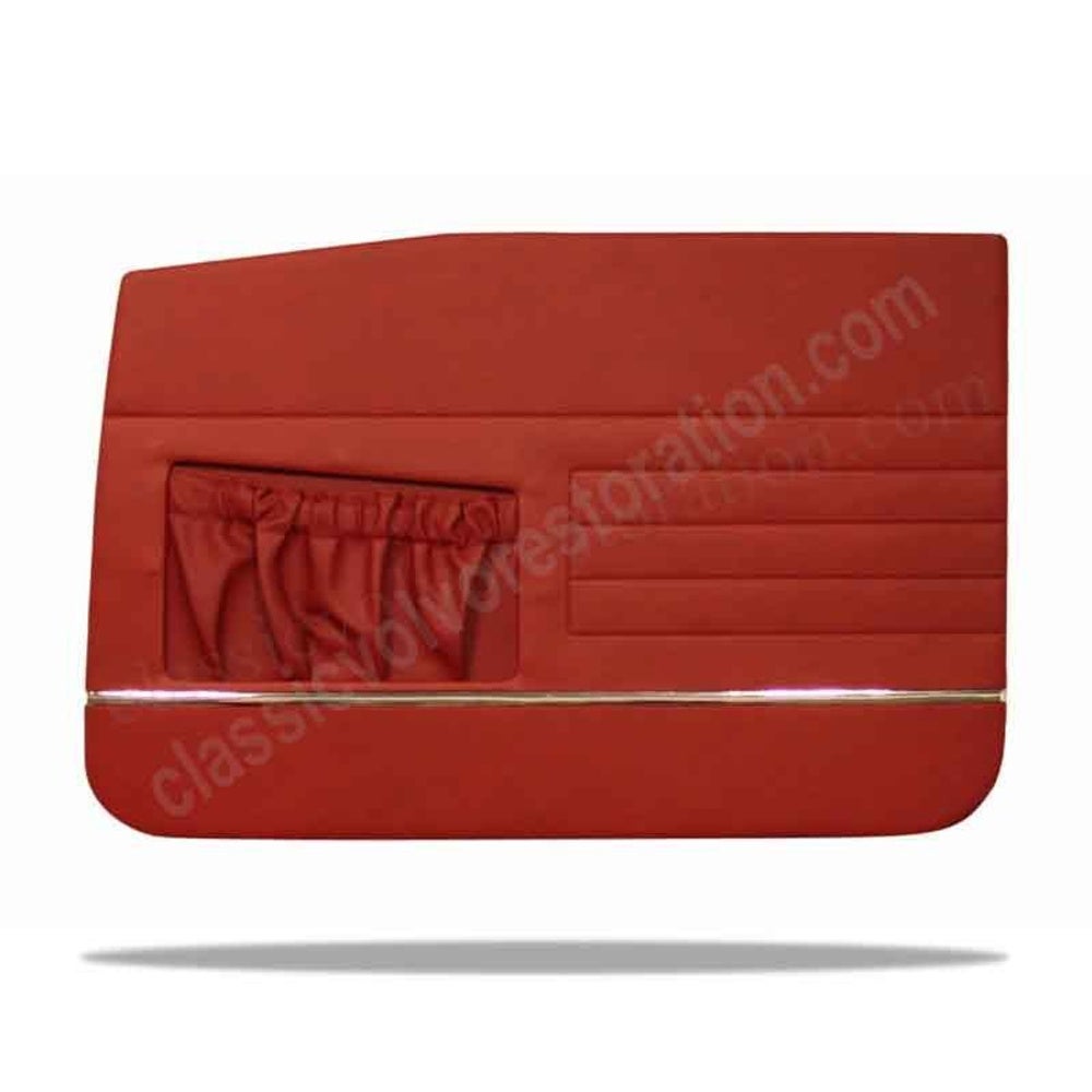 Front door panels for Volvo Amazon 4d, Amazon Kombi 1963-64 red