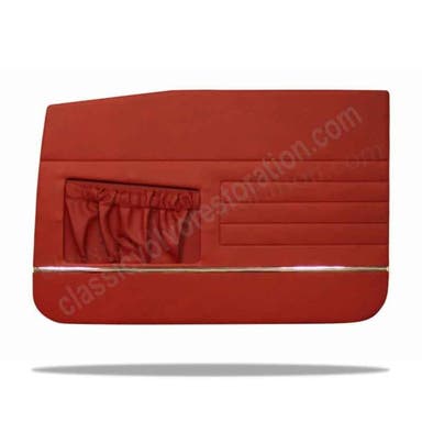 Front door panels for Volvo Amazon 4d, Amazon Kombi 1963-64 red
