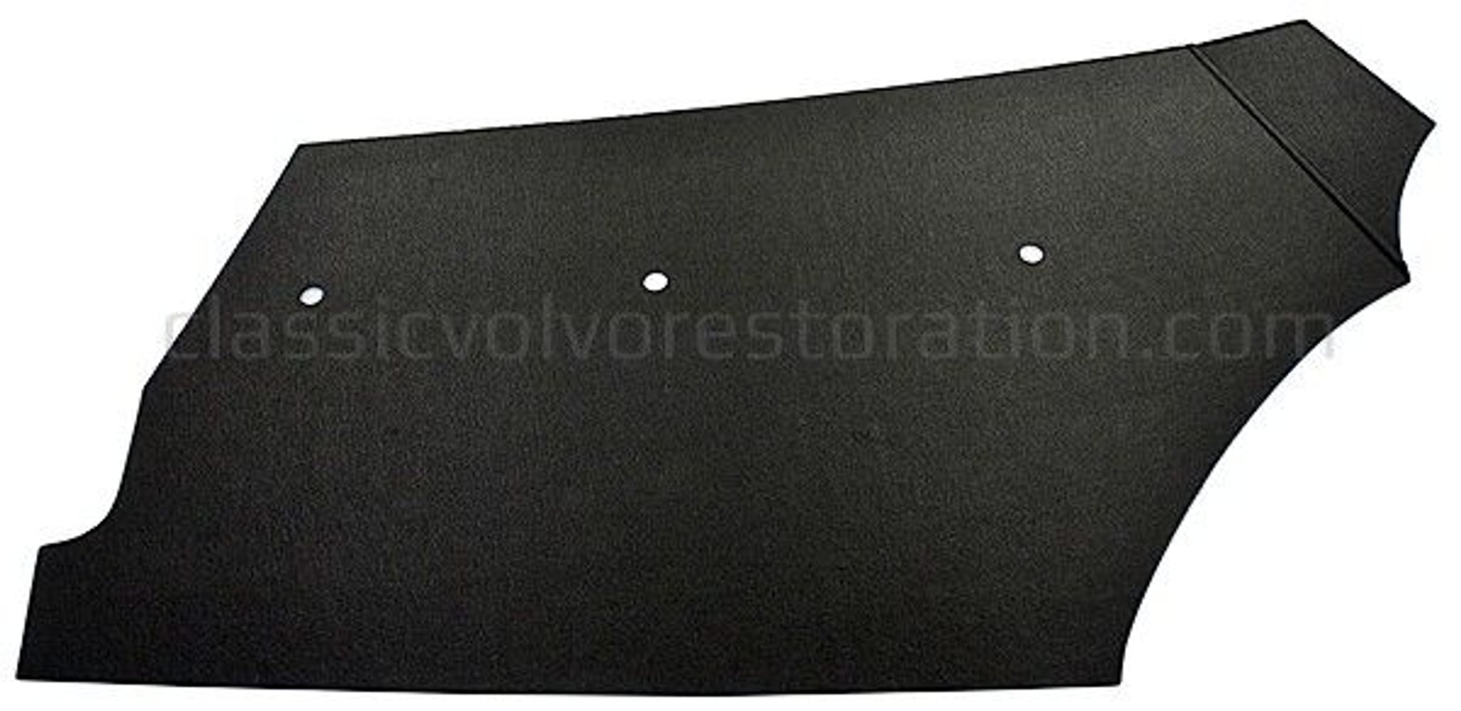 Cardboard luggage sides black for Volvo Amazon left (mirror-reversed)