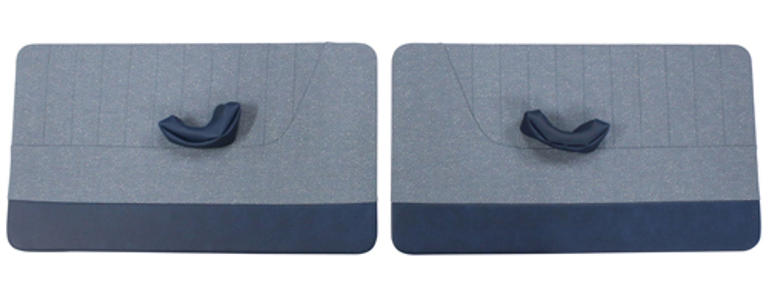 Door panels for Volvo PV444KS 1955-57, gray/blue