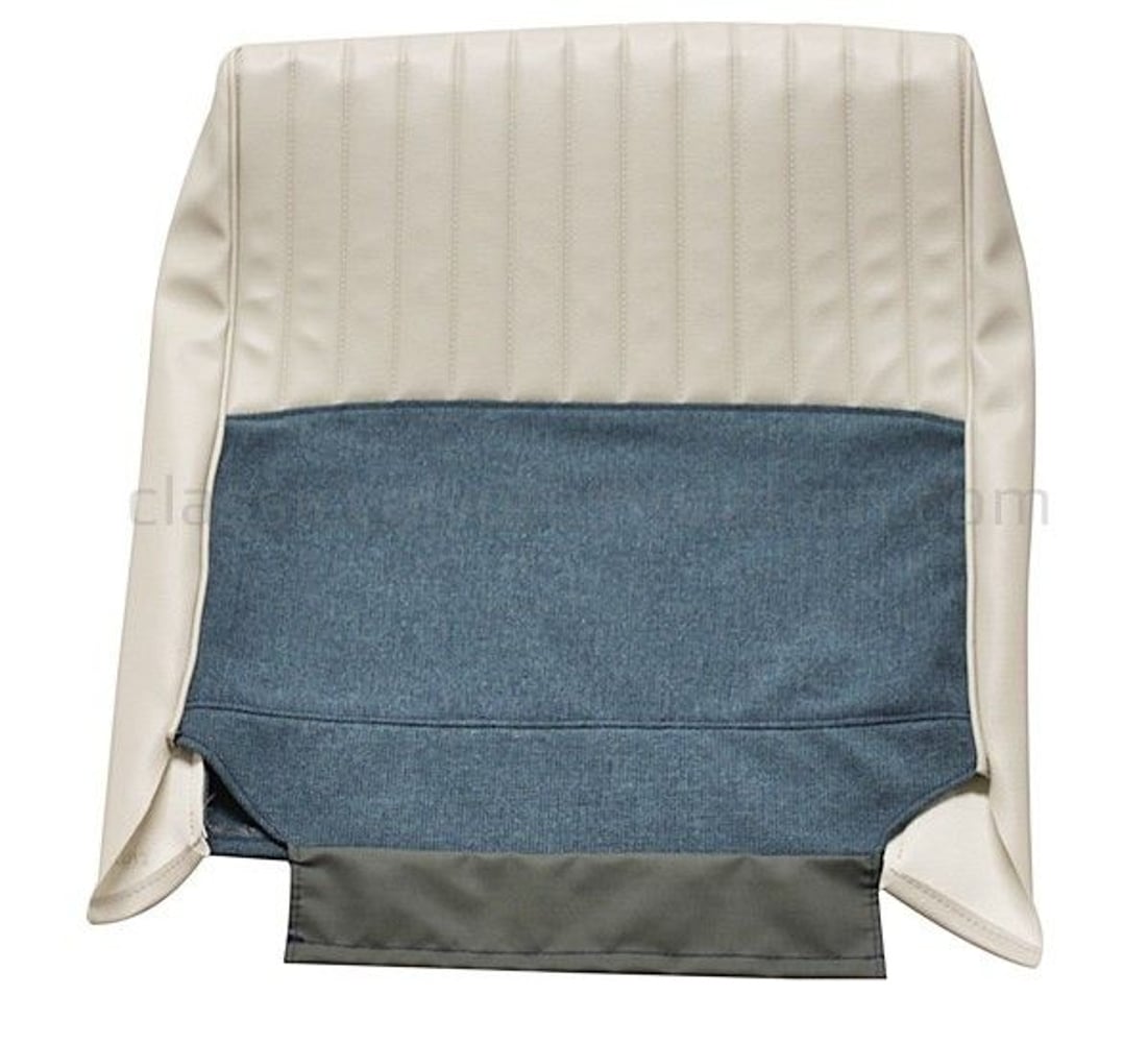 Front seat upholstery for Volvo Amazon 4d 1959-60 turquoise — bild 2 av 2