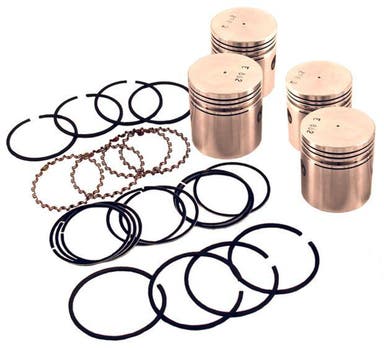 Piston set with rings B16 0.020" for Volvo PV544, Duett, Amazon, Amazon Kombi
