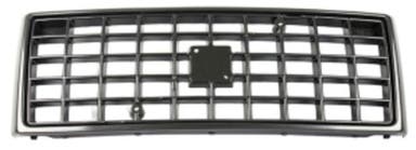 Radiator grille for Volvo 740 1990, 760 1988-90, 940 1991-97, 960 1991-94 black