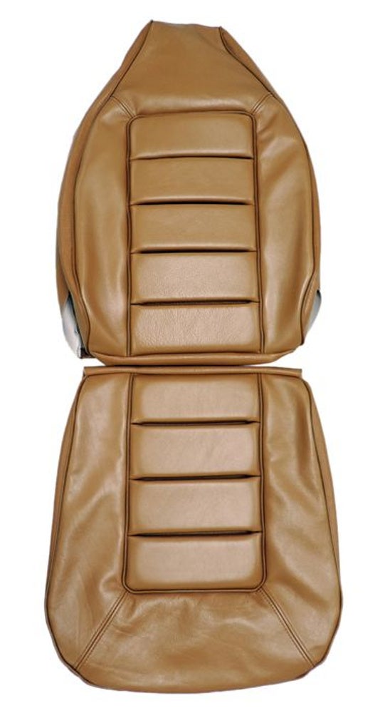 Front seat upholstery for Volvo 1800E, 1800ES 1972 gold metallic
