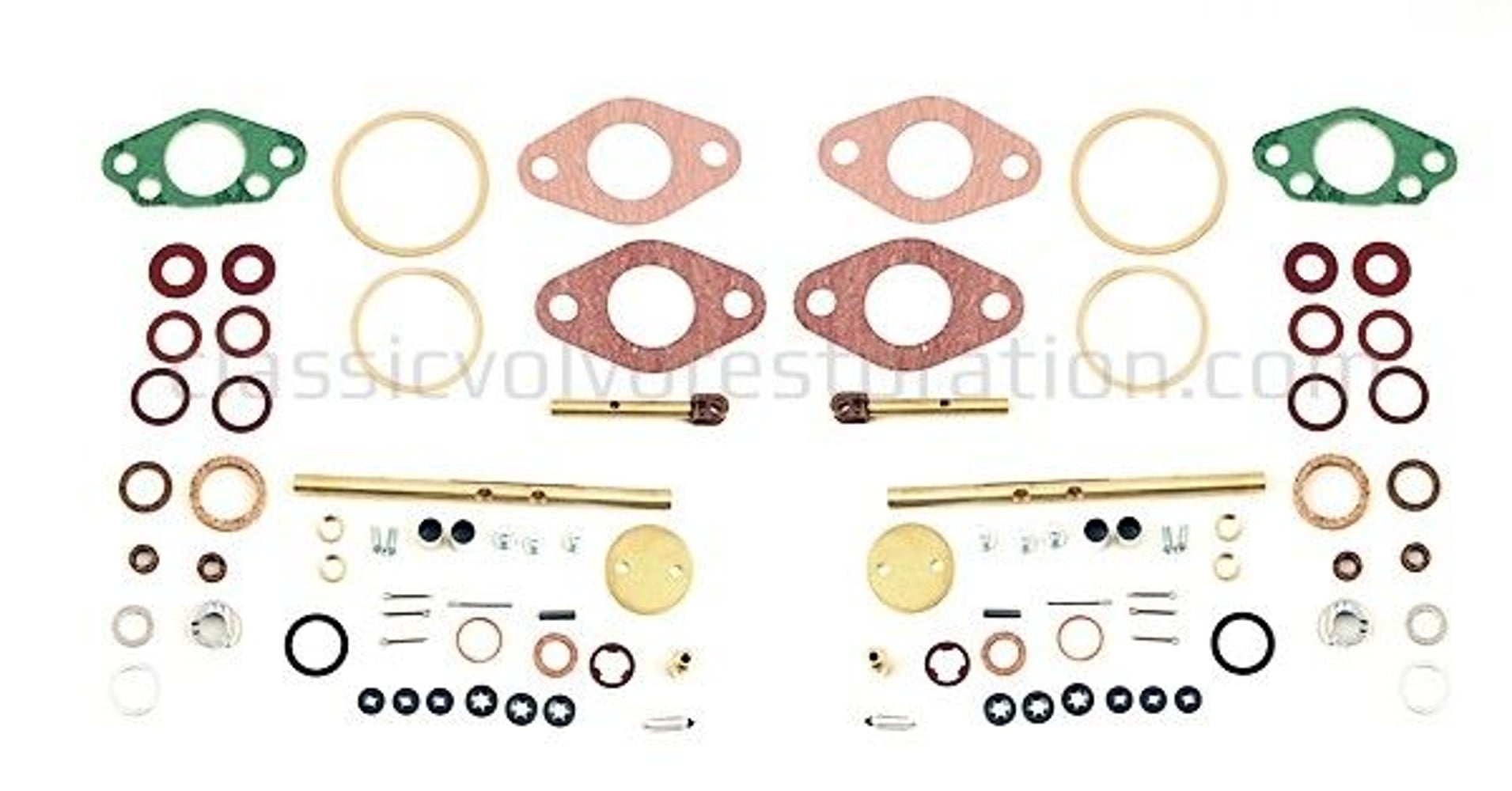 Repair kit Carburetor SU H2 for Volvo B14A — bild 2 av 2