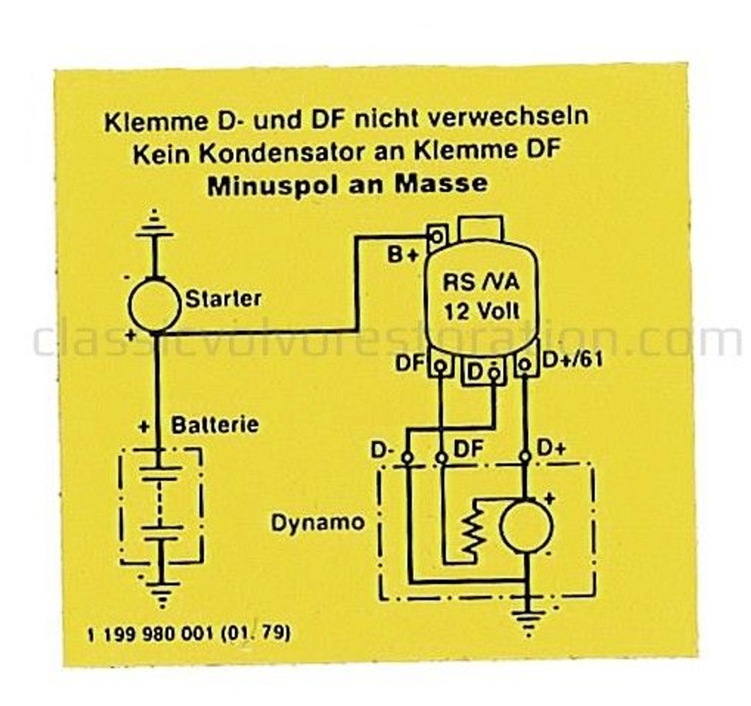Decal charging relay 12V — bild 2 av 2