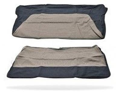 Upholstery Rear seat for Volvo PV444LS 1957 blue/gray