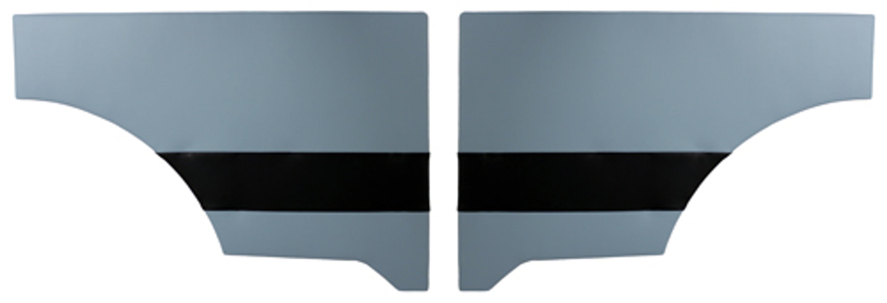 Panels Rear side for Volvo Duett 1957-58, US blue/black