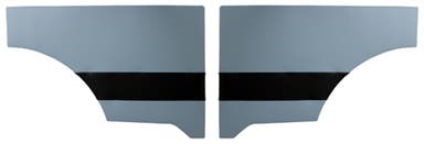 Panels Rear side for Volvo Duett 1957-58, US blue/black