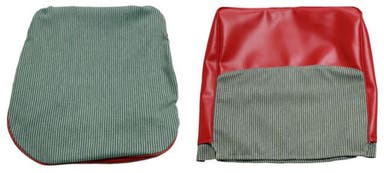 Upholstery Front seat for Volvo Duett 1958-62 red/gray