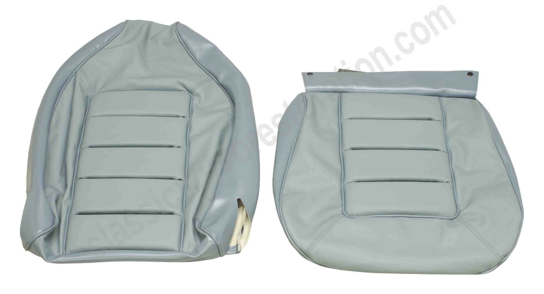 Front seat upholstery for Volvo 1800ES 1973 blue leather